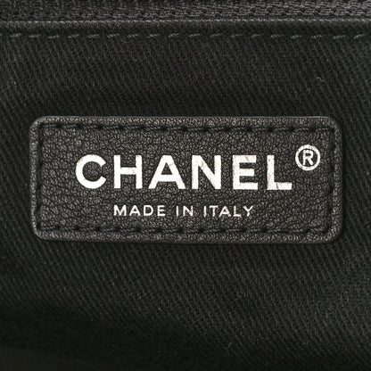 Chanel Canvas Extra Large Double Face Shopping Tote Black 6 of 9
