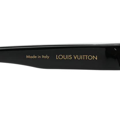 Louis Vuitton Nylon LV Shadow Square Sunglasses Z1843U Black 6 of 7