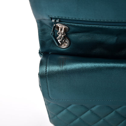 Chanel Metallic Calfskin Quilted 2.55 Reissue 226 Flap Turquoise 14 of 23
