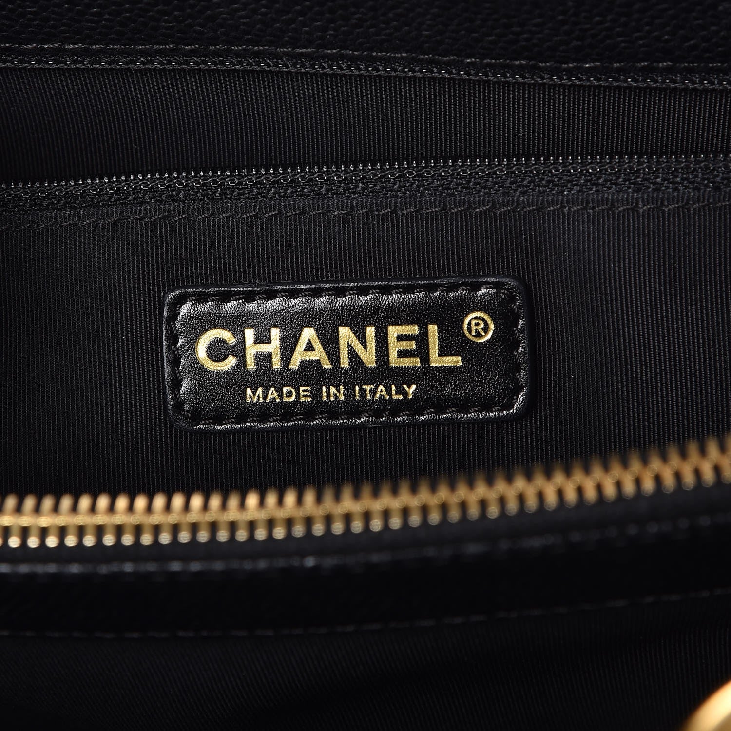 Chanel Caviar Quilted Grand Shopping Tote GST Black 7 of 8