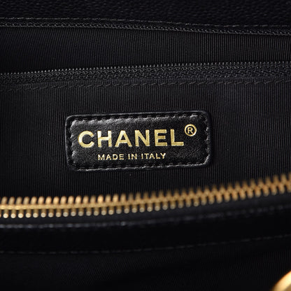 Chanel Caviar Quilted Grand Shopping Tote GST Black 7 of 8