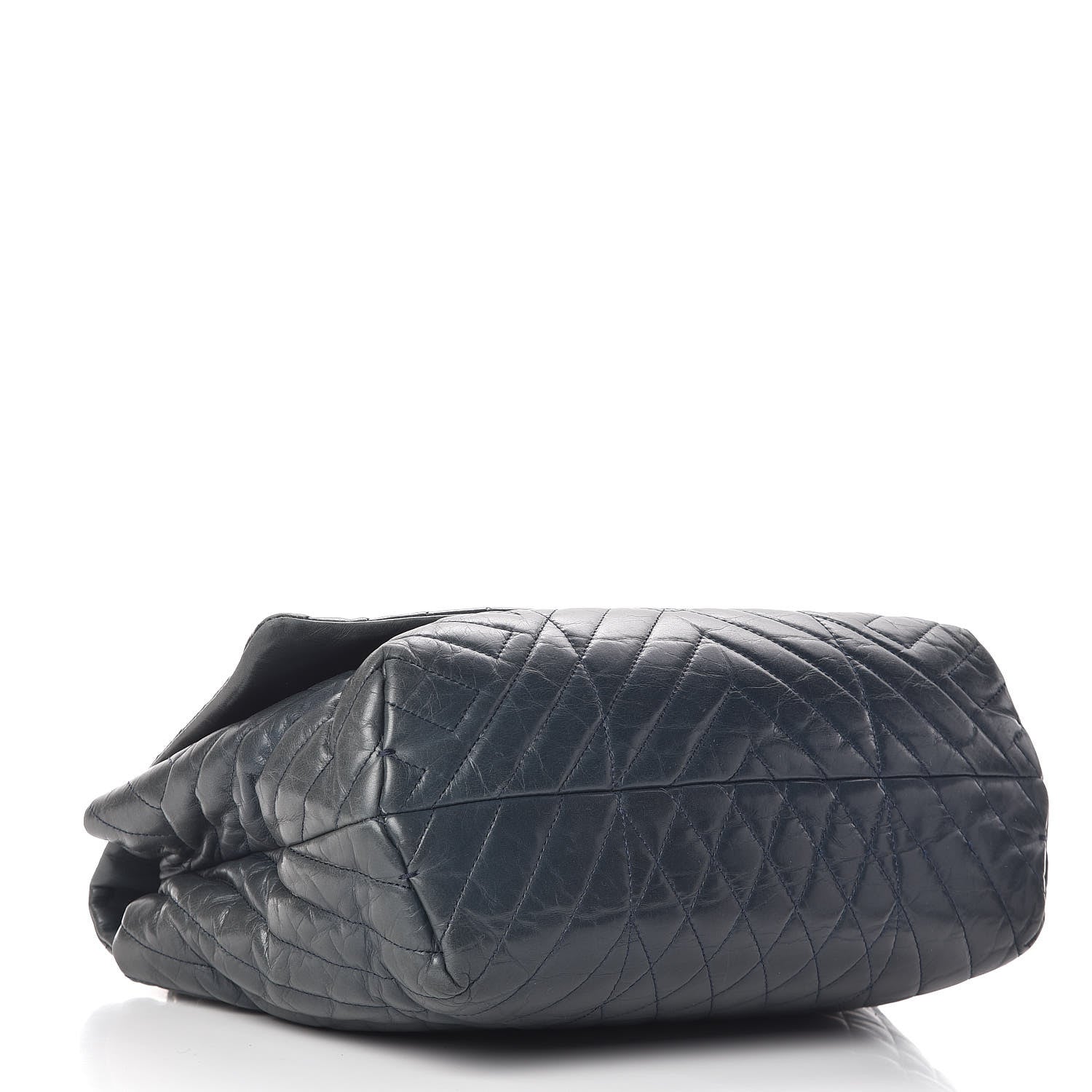 Lanvin Calfskin Quilted Large Happy Shoulder Bag Grey 4 of 9