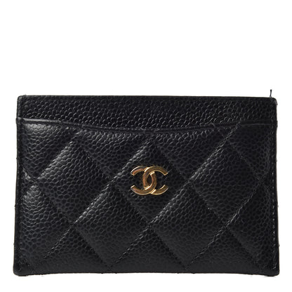 Chanel Caviar Quilted Card Holder Black 1 of 7
