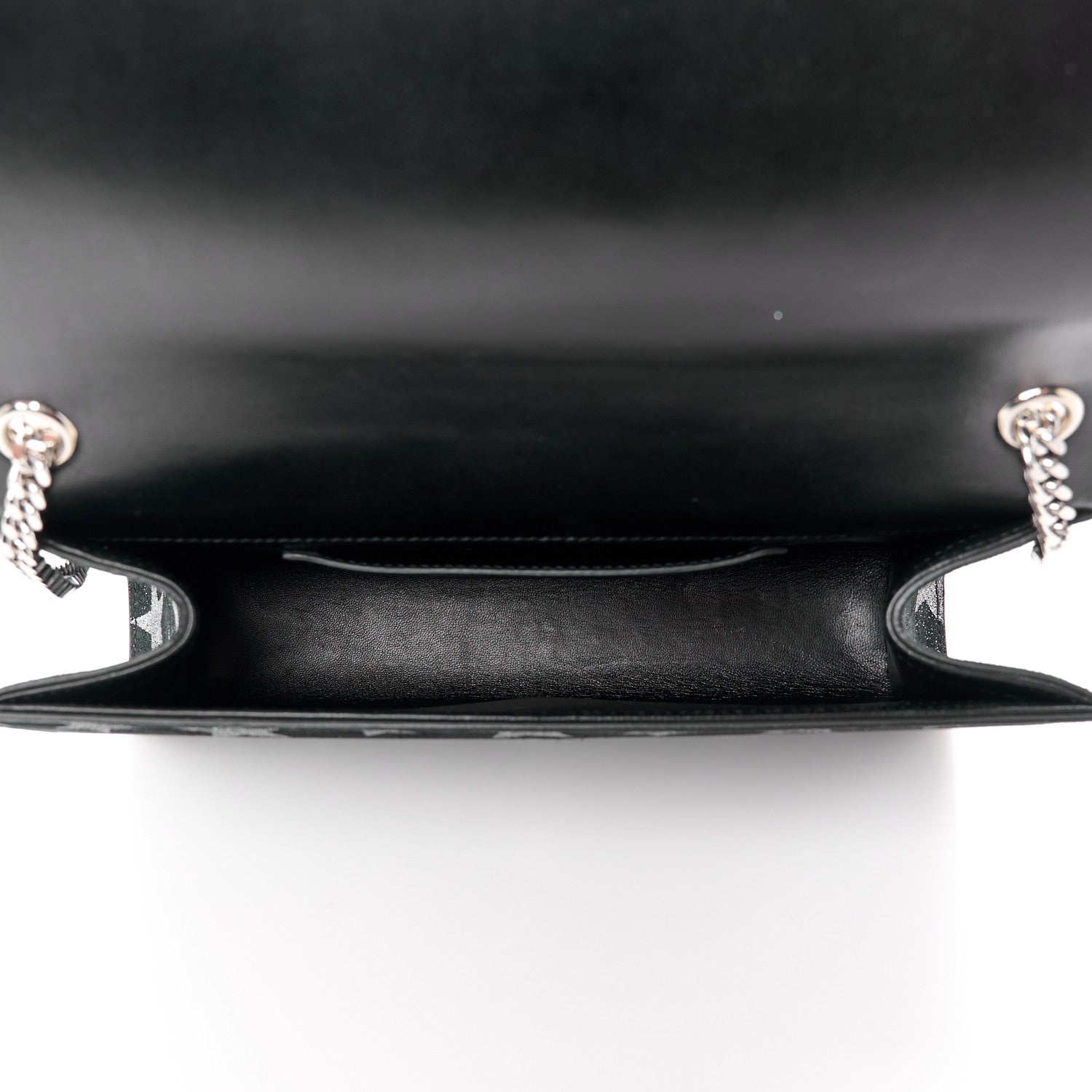 Saint Laurent SAINT LAURENT Suede Star Medium Monogram Kate Satchel Black 5 of 12
