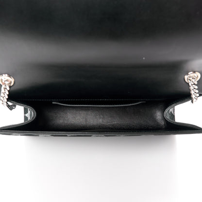 Saint Laurent SAINT LAURENT Suede Star Medium Monogram Kate Satchel Black 5 of 12