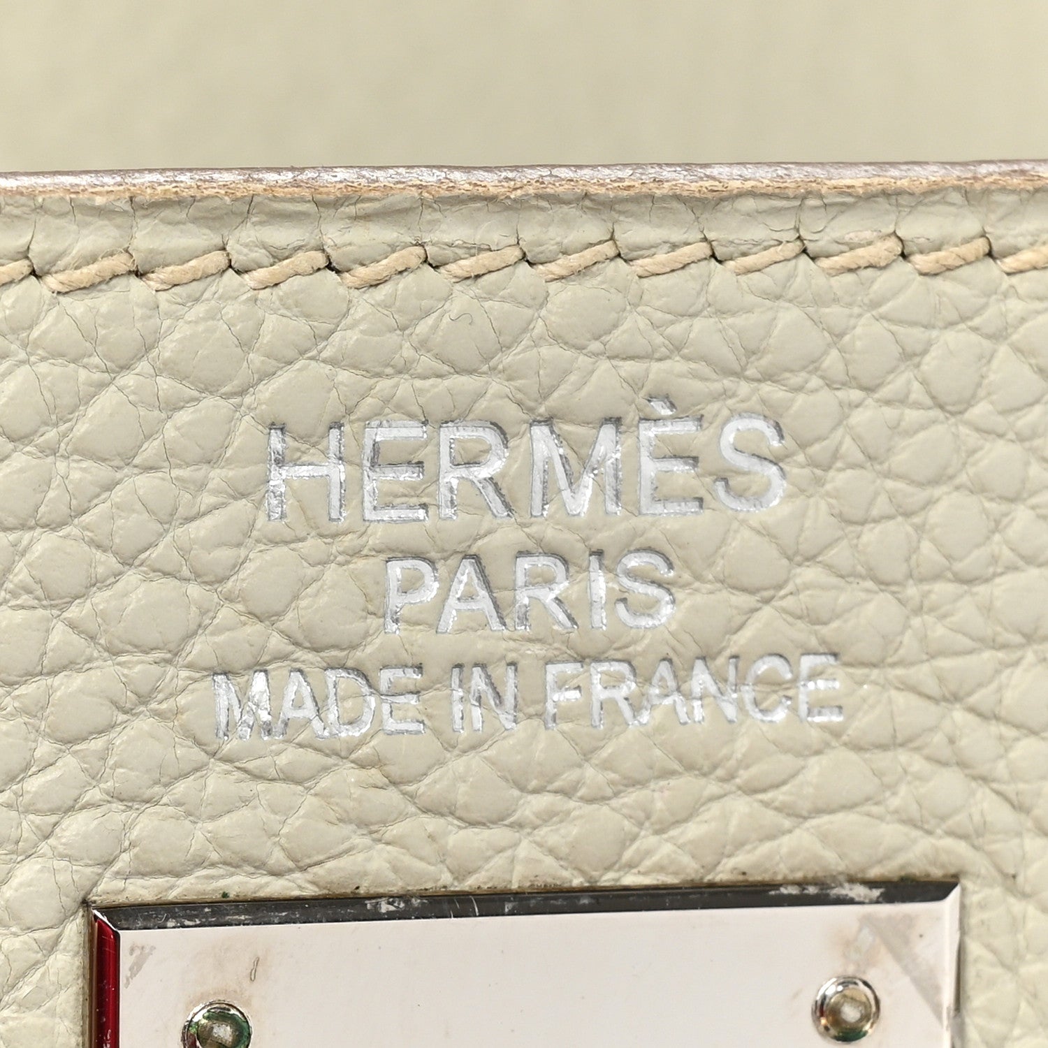 Hermes Togo Kelly Retourne 35 Gris Perle 6 of 18