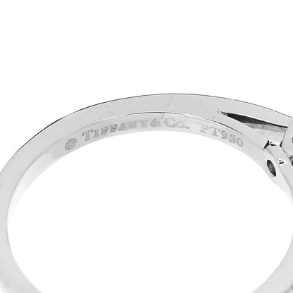 Tiffany Platinum Diamond .23ct Grace Engagement Ring 49 4.75 5 of 6