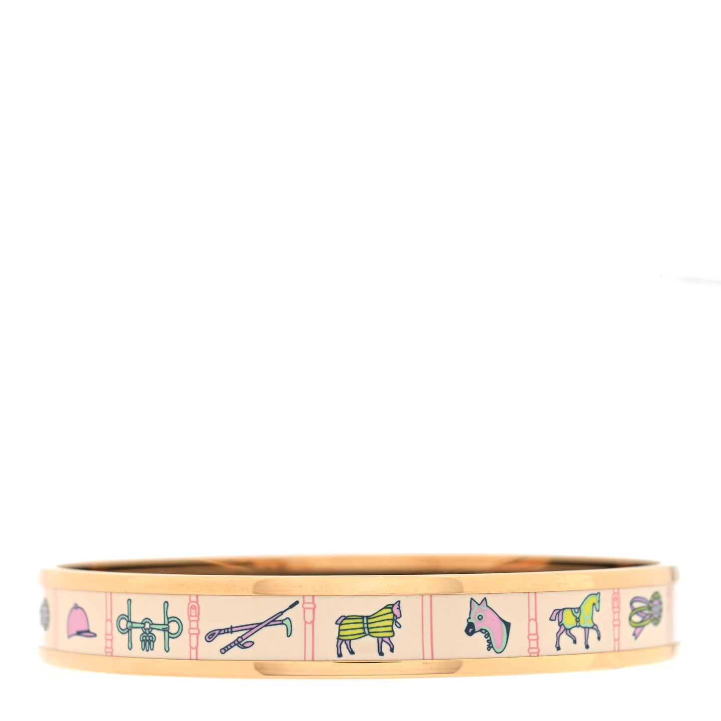 Enamel Narrow Printed Couvertures Et Tenues De Jour Bracelet 70 Patch Pannacotta