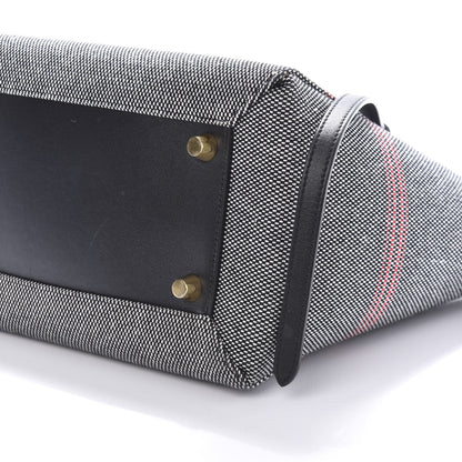 Celine Cotton Canvas Calfskin Mini Belt Bag Black 7 of 9