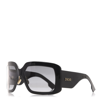 Christian Dior Acetate DiorSo Light 2 Shield Sunglasses Black 1 of 9