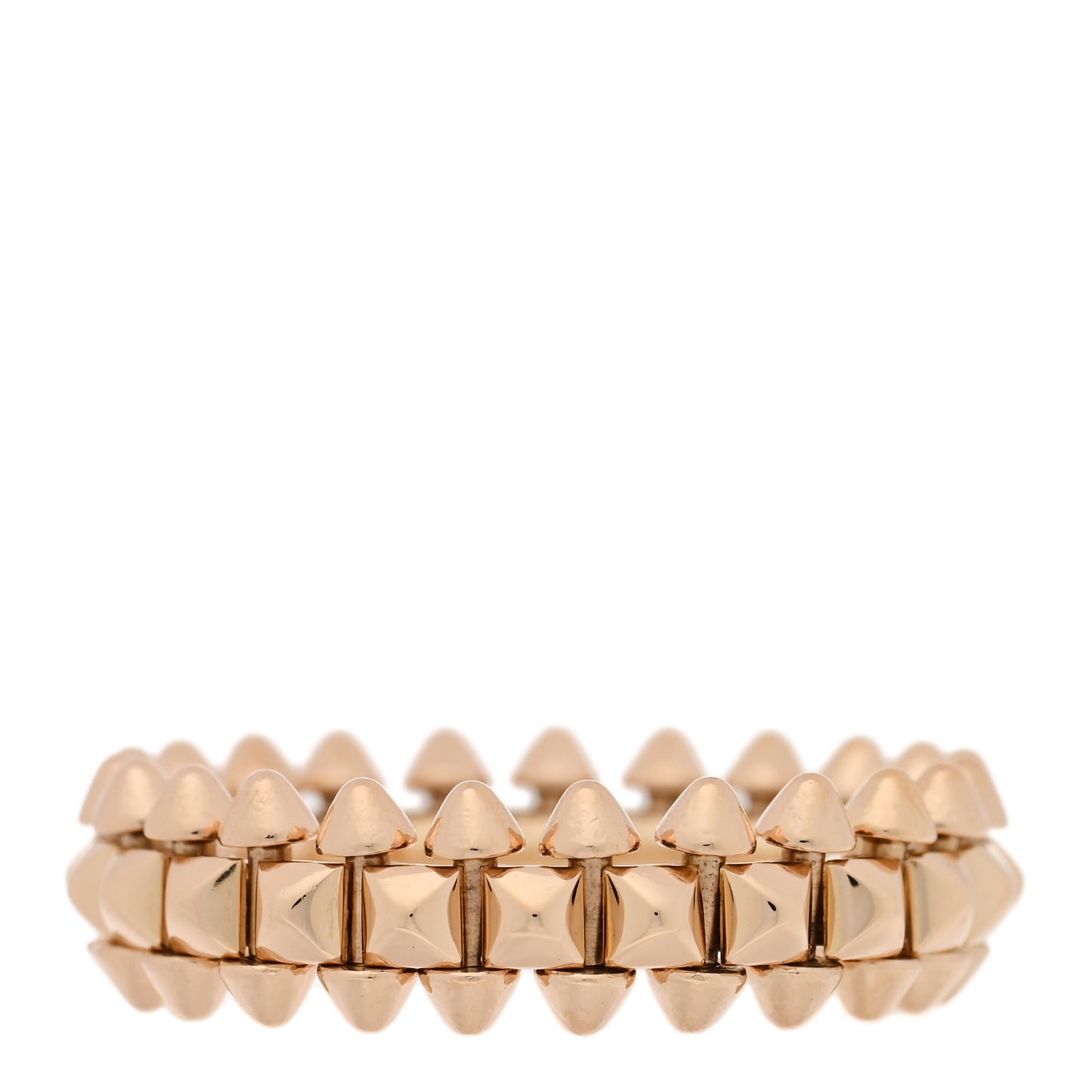 18K Pink Gold SM Clash De Cartier Ring 55 7.25