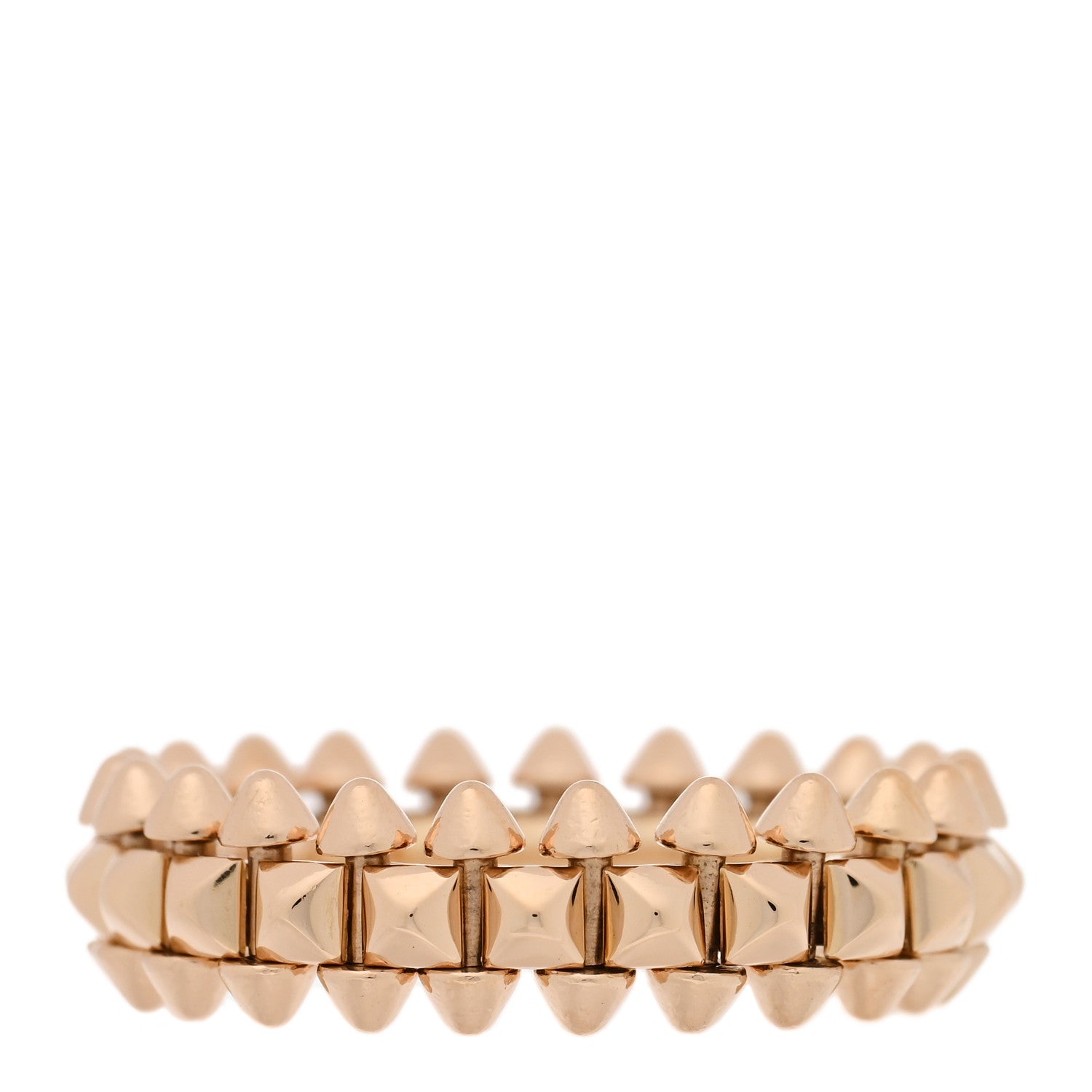 Cartier 18K Pink Gold SM Clash De Cartier Ring 55 7.25 1 of 5