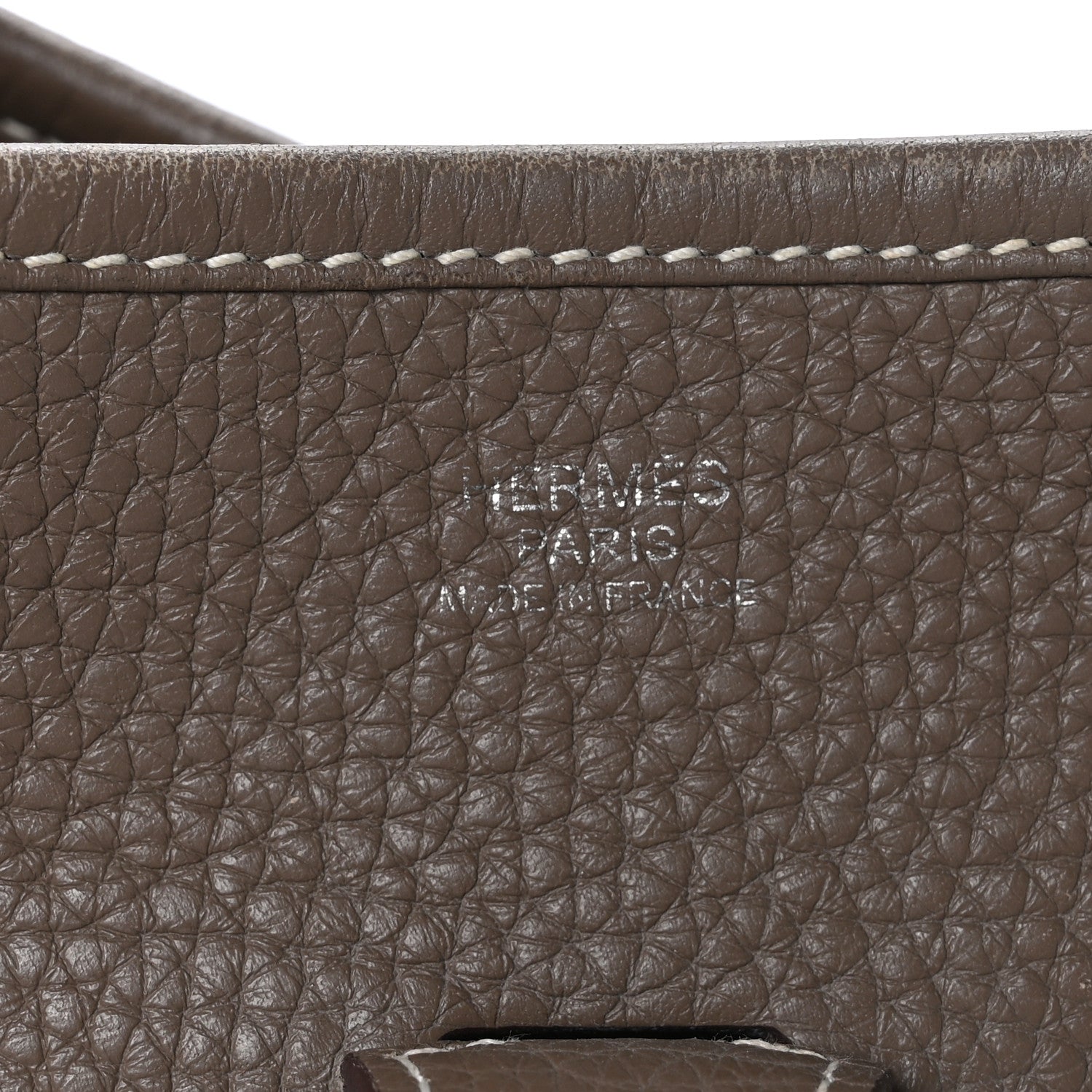 Hermes Taurillon Clemence Evelyne III PM Etoupe 7 of 10