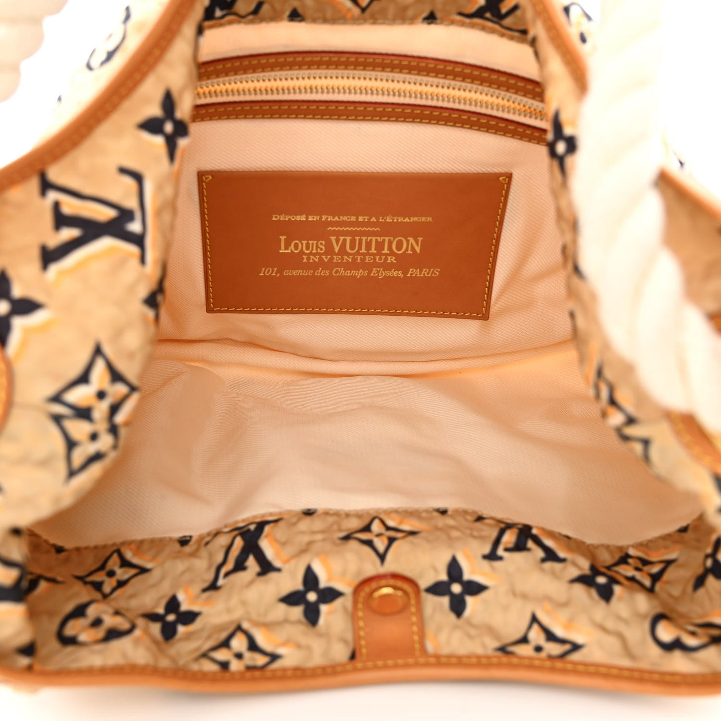 Canvas Monogram Cruise Bulles MM Natural