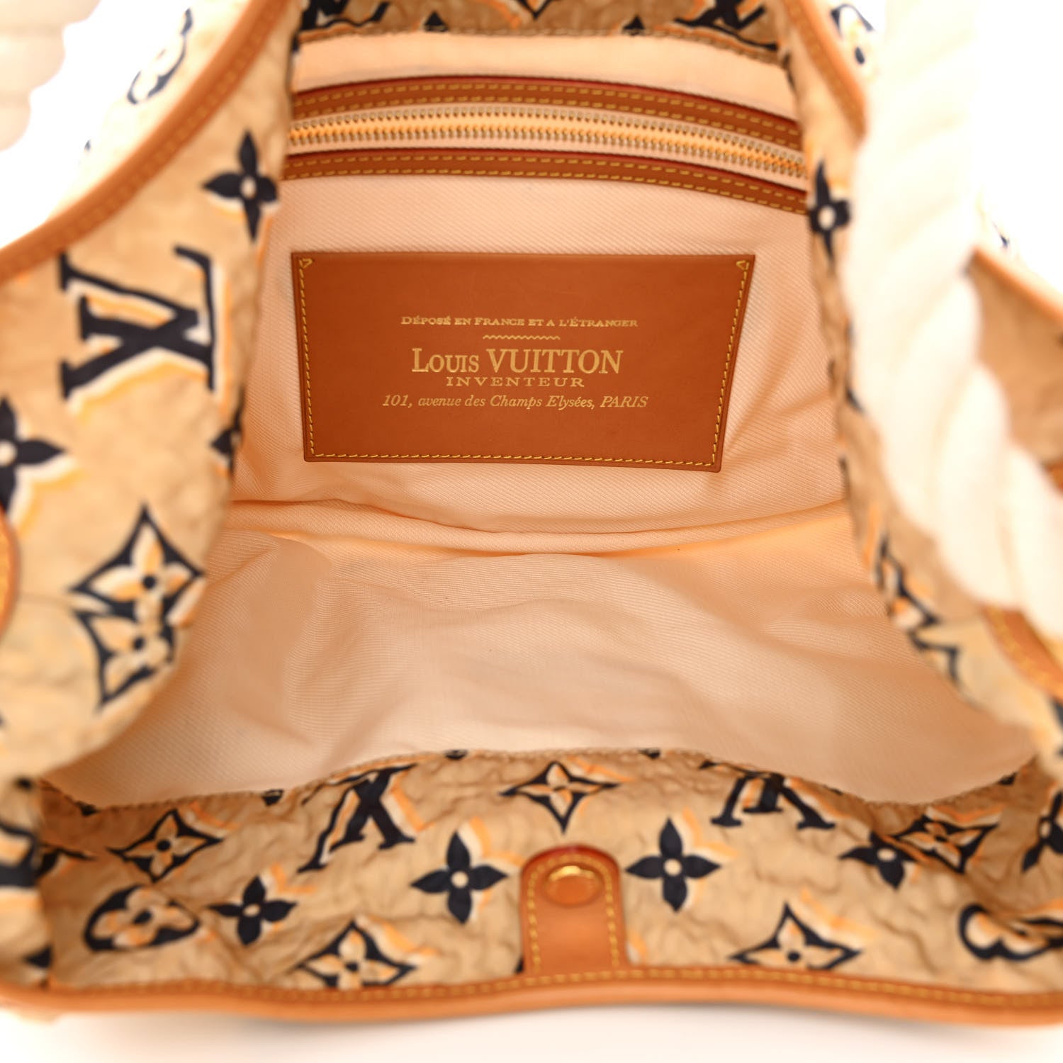 Louis Vuitton Canvas Monogram Cruise Bulles MM Natural 5 of 11