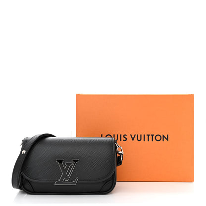 Louis Vuitton Epi Buci Crossbody Black 10 of 10