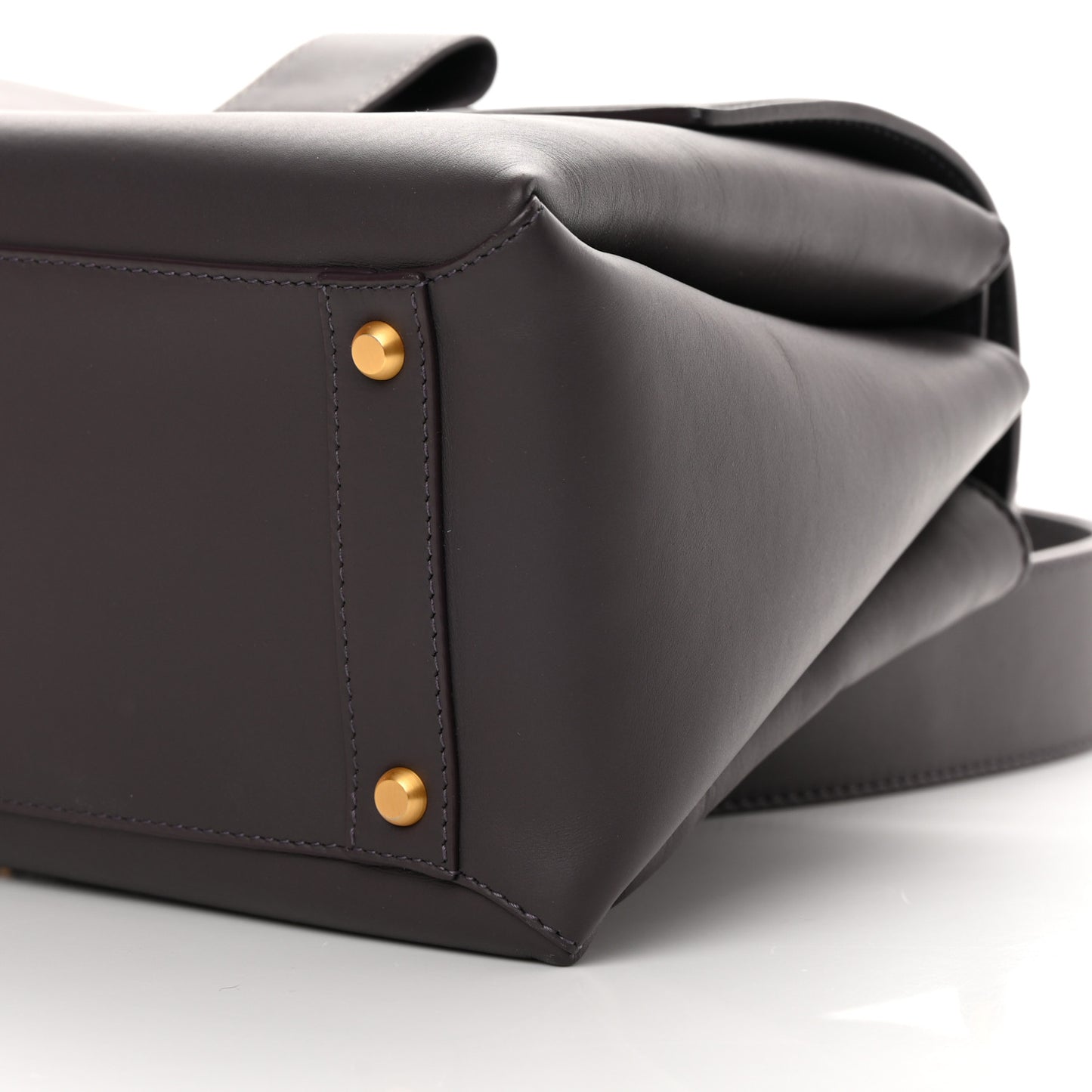 Matte Calfskin Medium Piazza Bag Quetsche