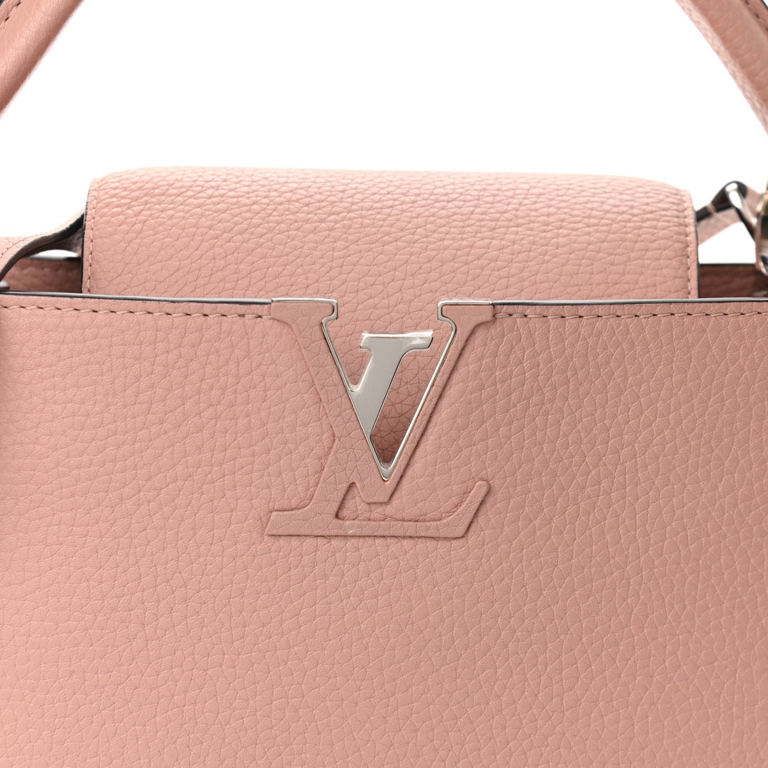 Louis Vuitton Taurillon Capucines PM Magnolia 8 of 10