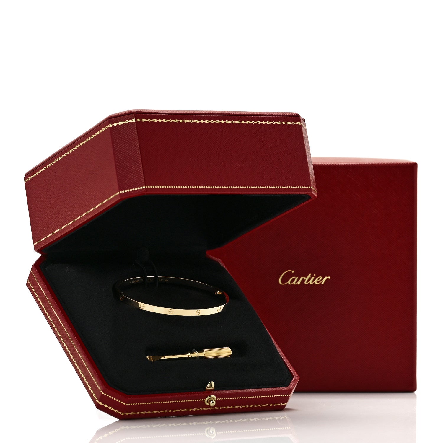 Cartier 18K Yellow Gold Small LOVE Bracelet 18 7 of 7