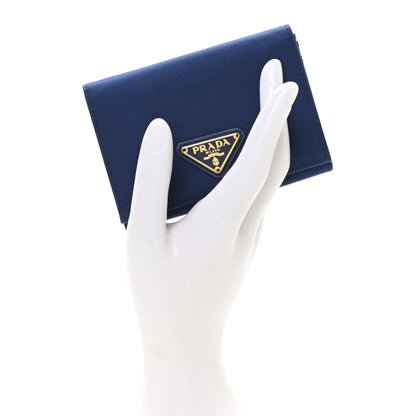 Prada Tessuto Nylon Card Holder Bluette 2 of 7