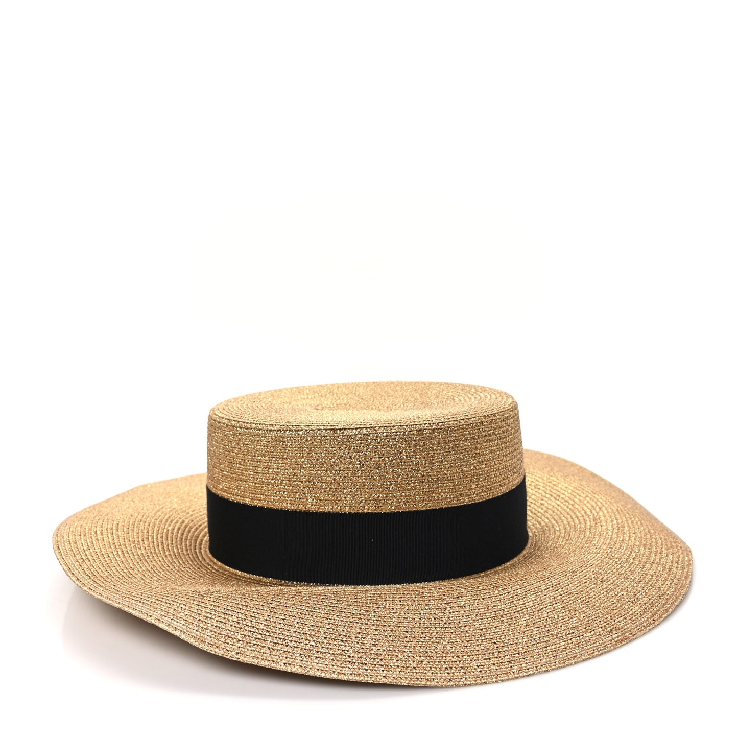 Lame Papier Hat S Black Gold