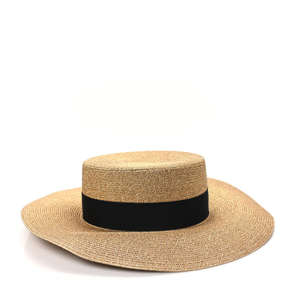 Gucci Lame Papier Hat S Black Gold 4 of 11