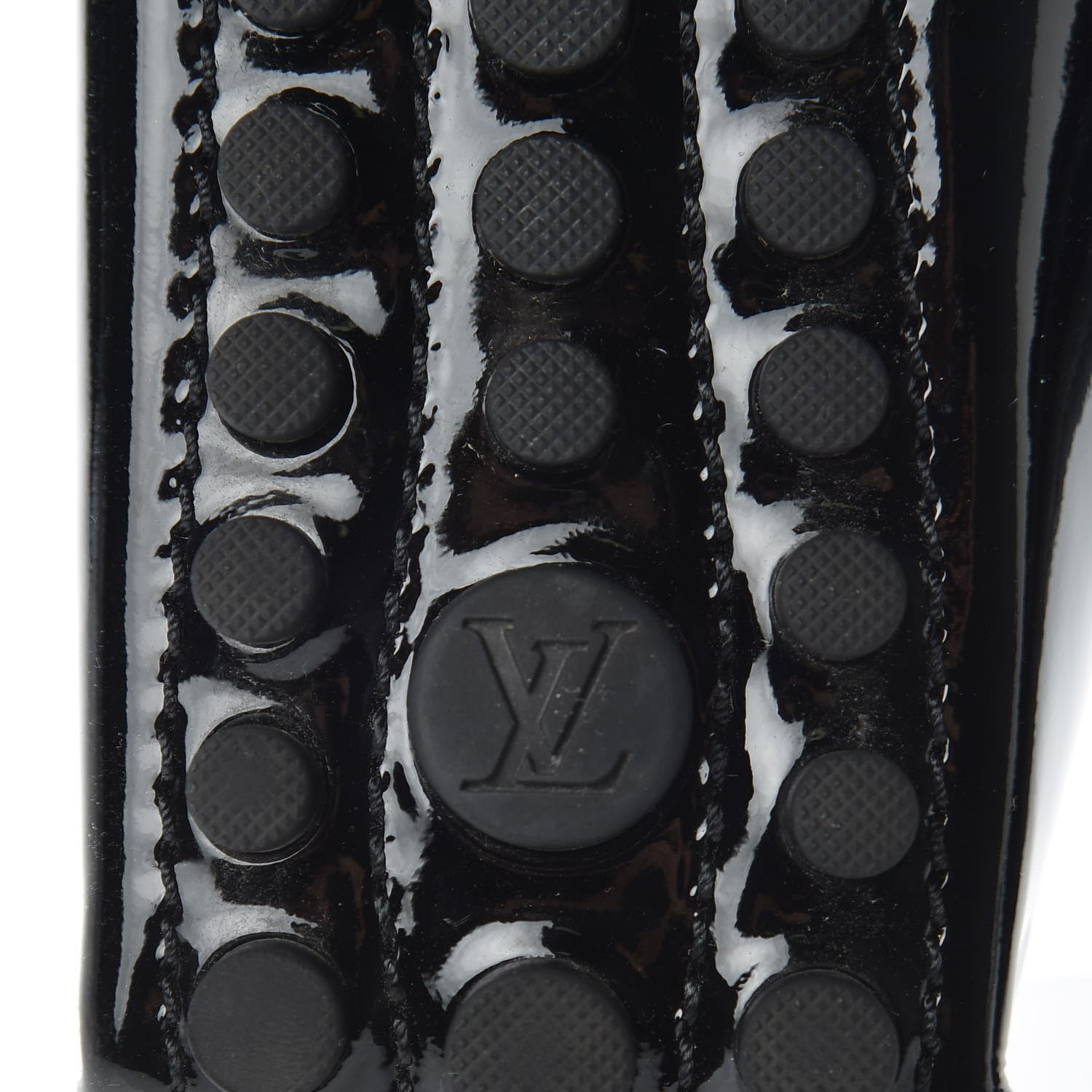 Louis Vuitton Patent Calfskin Oxford Loafers 37 Black 6 of 9