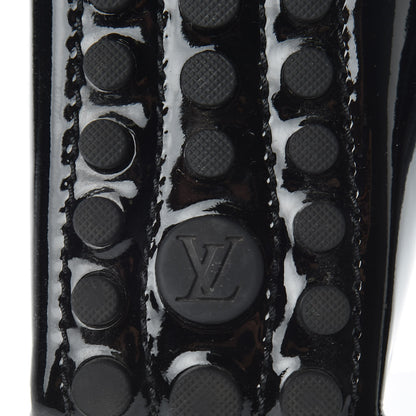 Louis Vuitton Patent Calfskin Oxford Loafers 37 Black 6 of 9