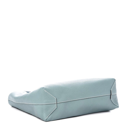 Hermes Taurillon Clemence Double Sens 36 Reversible Tote Ciel Bleu Saphir 4 of 15