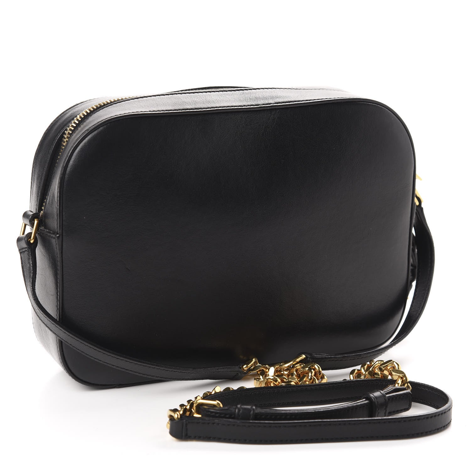 Saint Laurent Calfskin Medium Classic Monogram Camera Bag Black 3 of 10
