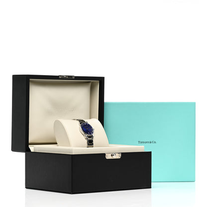 Tiffany Stainless Steel 29mm Atlas 2-Hand Quartz Watch Blue Azure 5 of 5