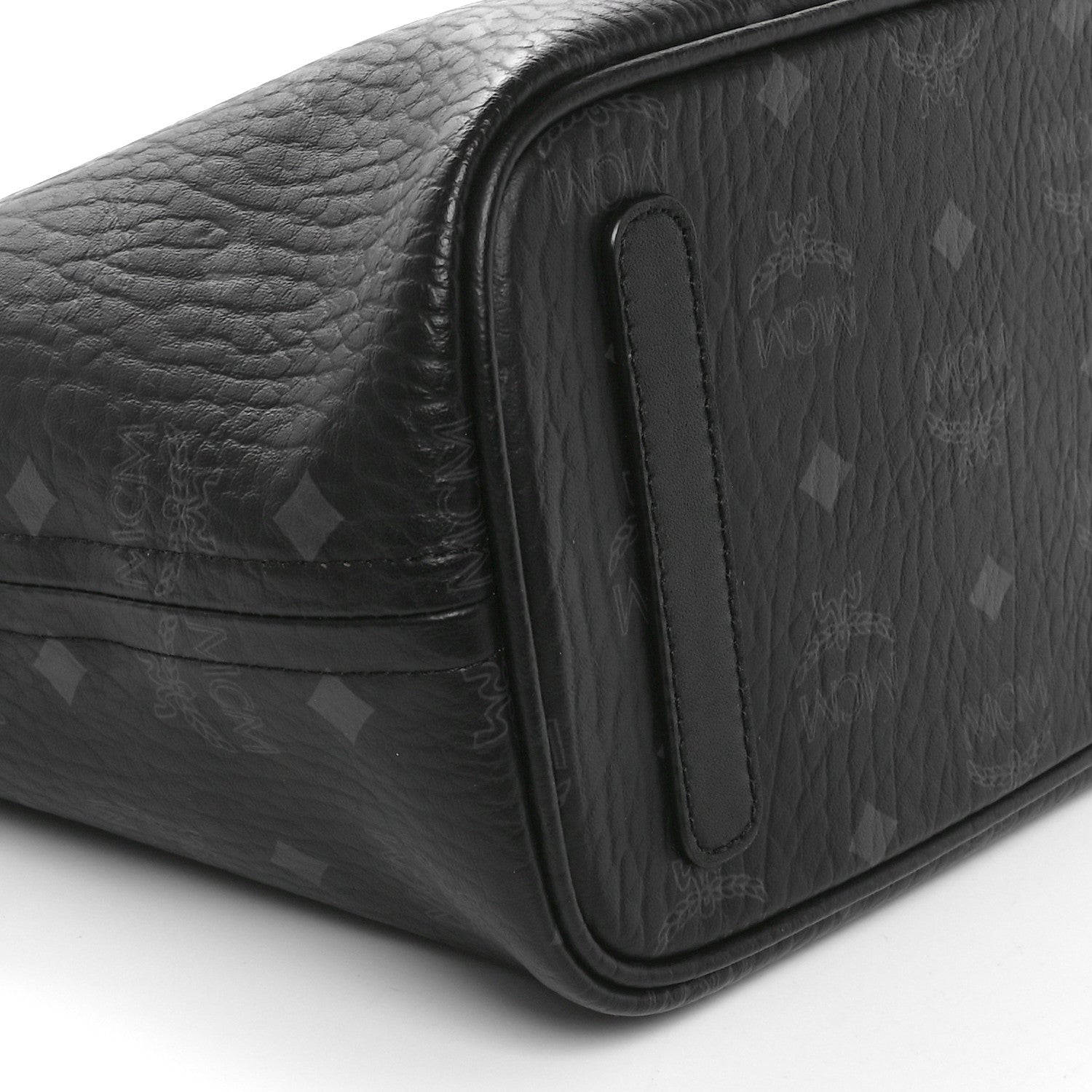 MCM Visetos Small Liz Reversible Shopper Tote Black 13 of 16