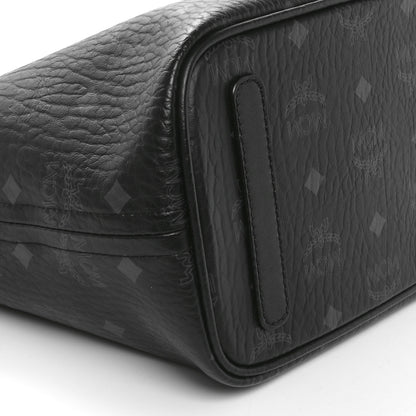 MCM Visetos Small Liz Reversible Shopper Tote Black 13 of 16