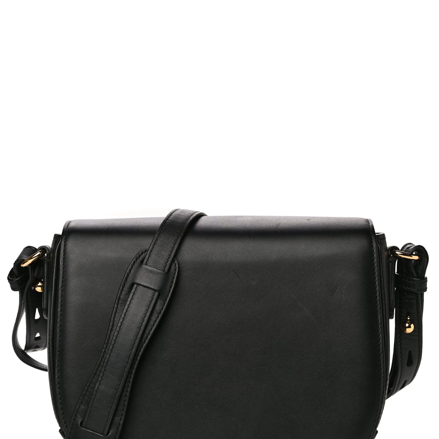 Calfskin Small Lia Sling Black Pale Gold Hardware