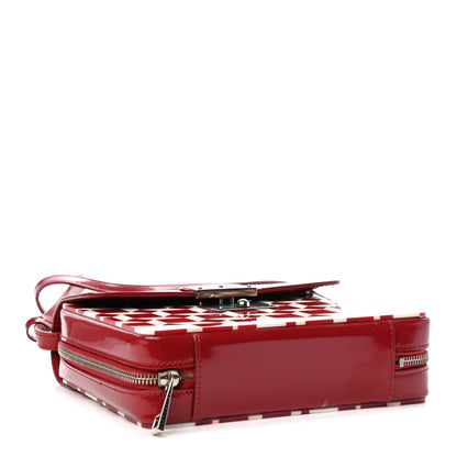Marc Jacobs Patent Resin Printed Camera Bag Red White 3 of 4