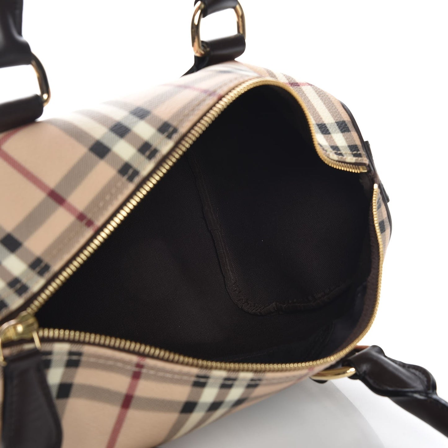 Haymarket Check Small Chester Bowling Bag Chocolate
