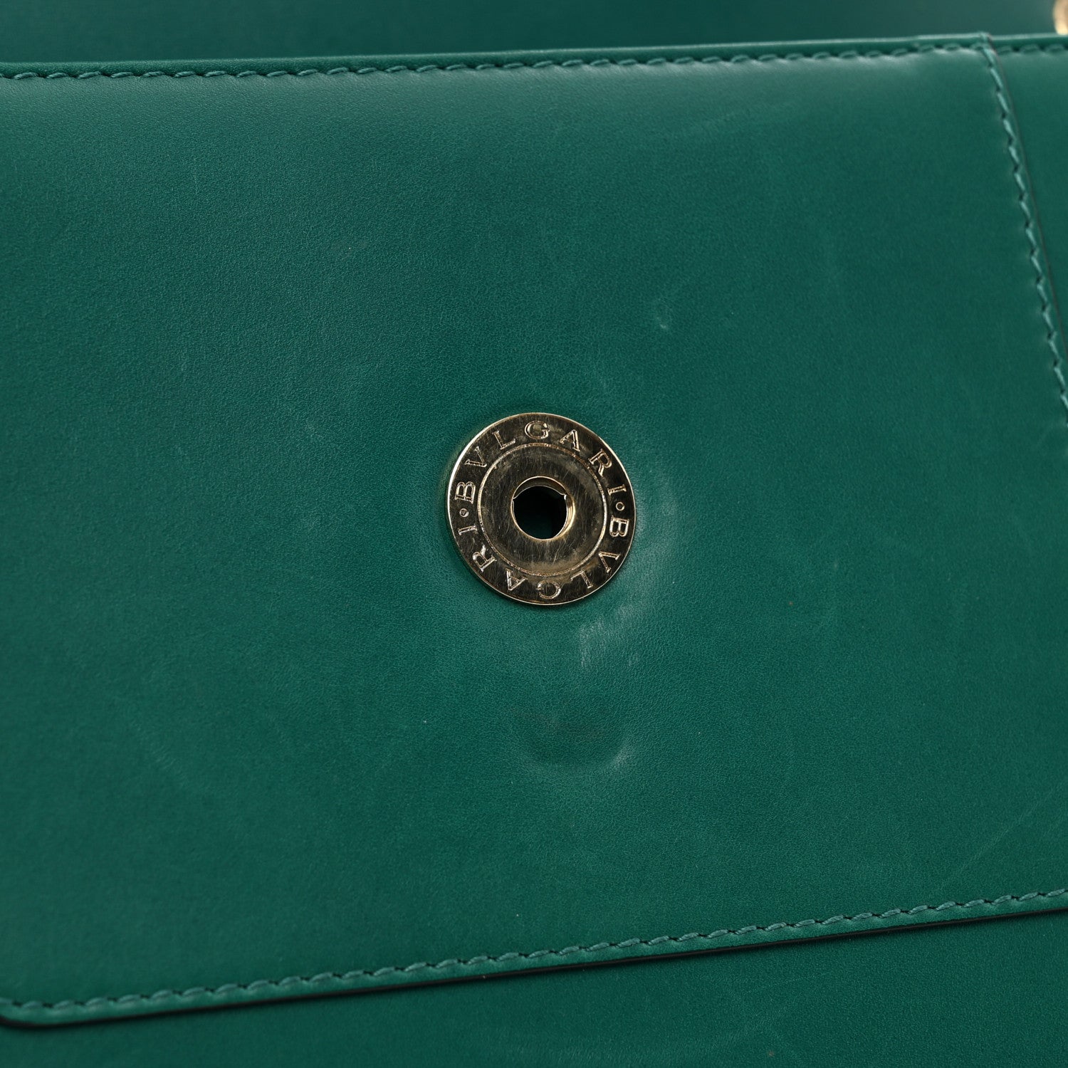 Bulgari Calfskin Serpenti Forever Shoulder Bag Emerald Green 12 of 12