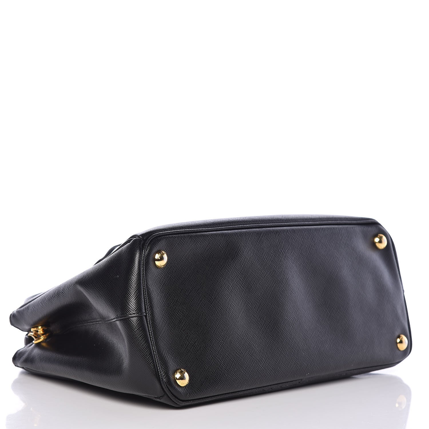 Prada Saffiano Small Galleria Double Zip Tote Black 4 of 15