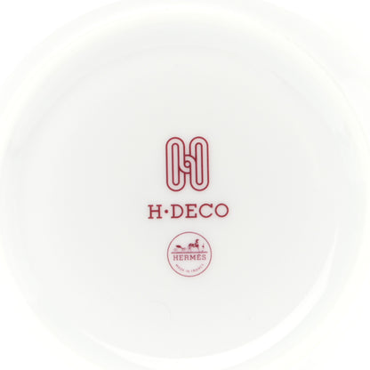 Hermes Porcelain H Deco Bread And Butter Plate Rouge 4 of 6