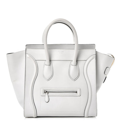 Celine Smooth Calfskin Mini Luggage White 1 of 12