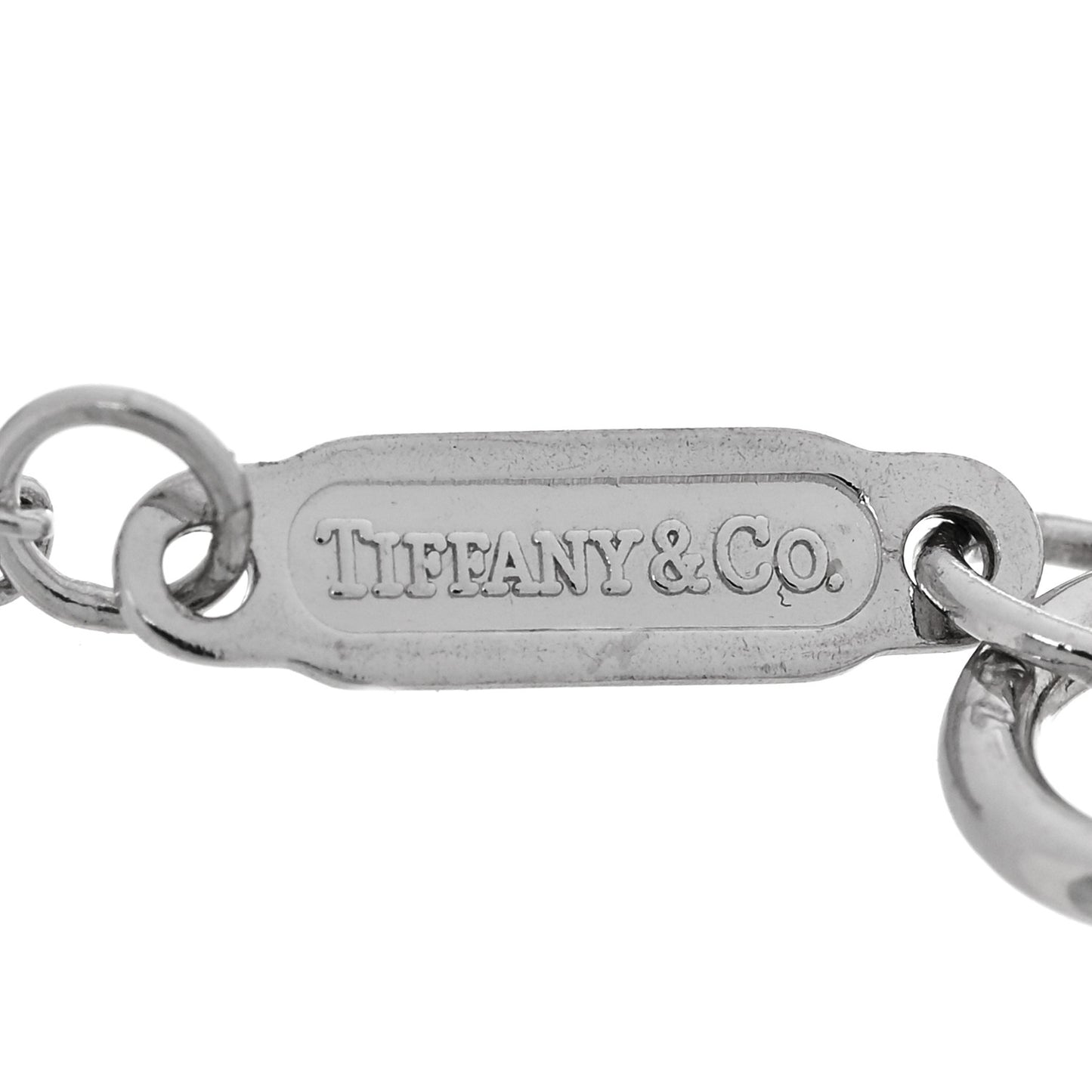 18K White Gold Diamond Frank Gehry Torque Bead Bracelet
