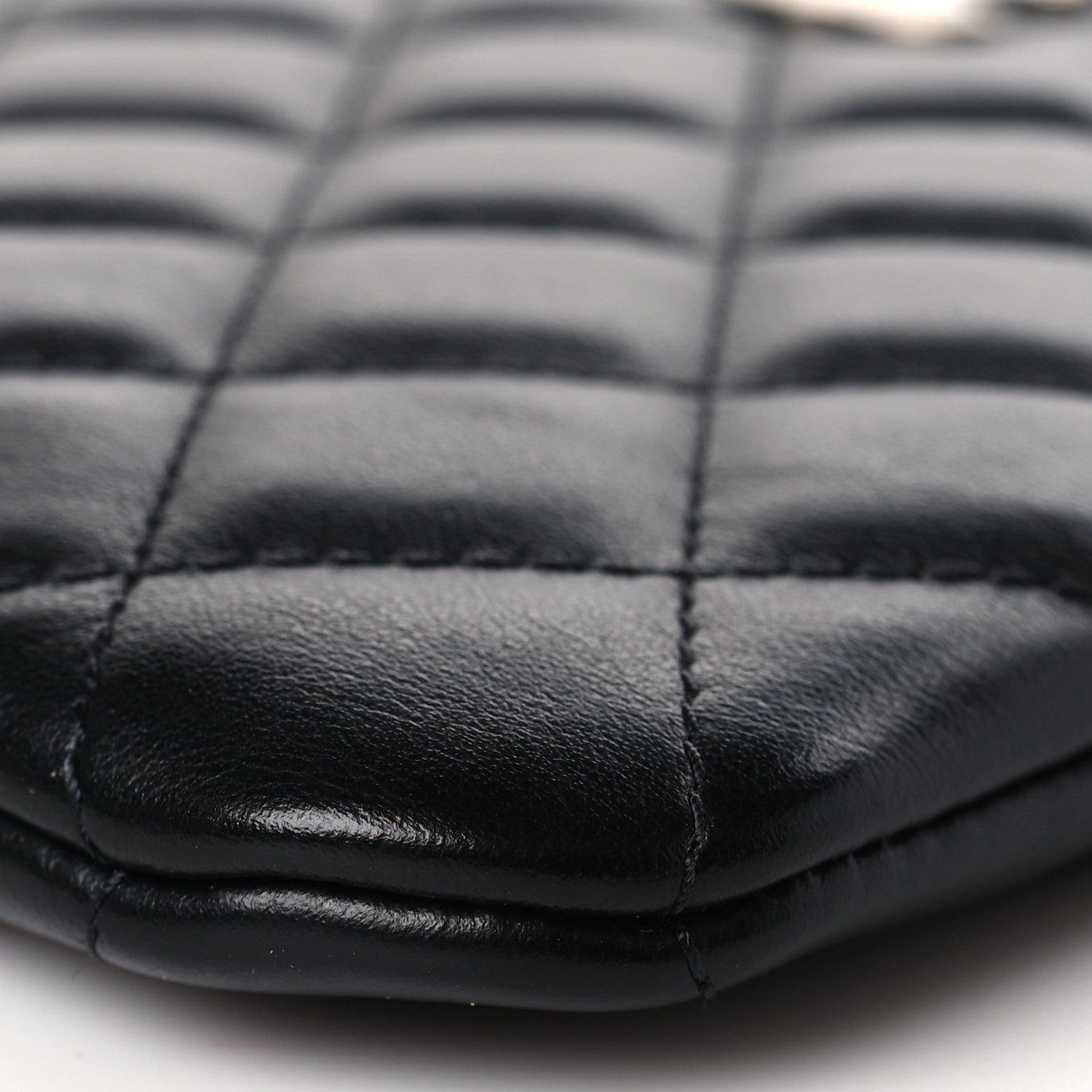 Chanel Lambskin Quilted Crossbody Bag Black 9 of 9