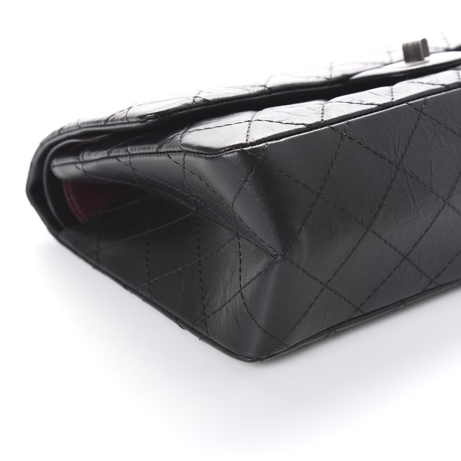 Chanel Aged Calfskin Quilted 2.55 Reissue 226 Flap Black 7 of 10