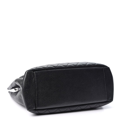 Chanel Caviar Quilted Grand Shopping Tote GST Black 3 of 9