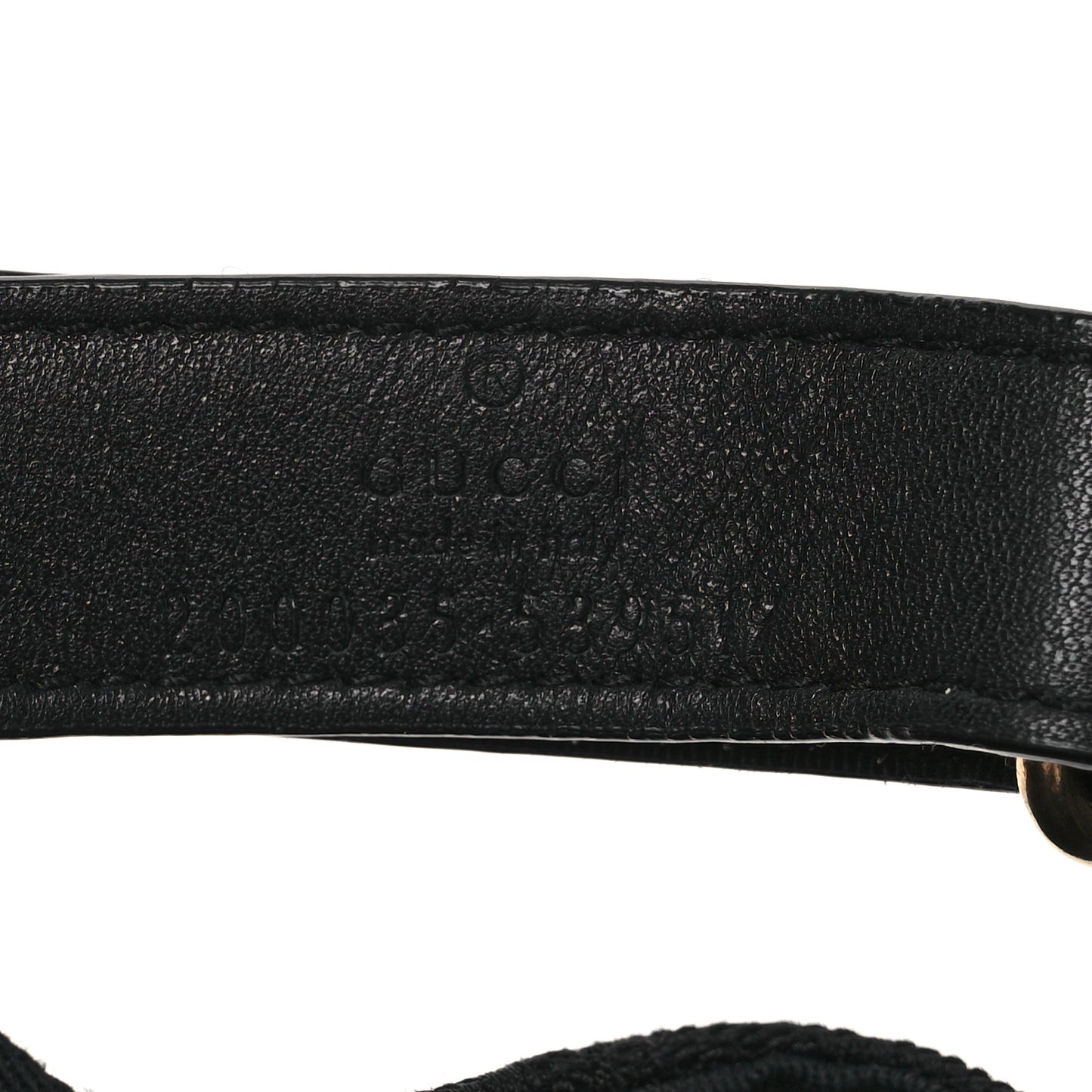 Monogram Web Baseball Hat M Black
