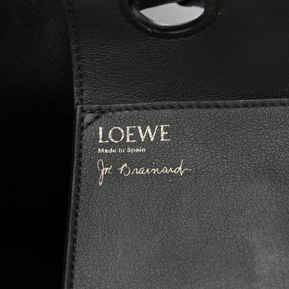 Loewe Calfskin Underwear Print Large Double Handle Tote Black 6 of 17