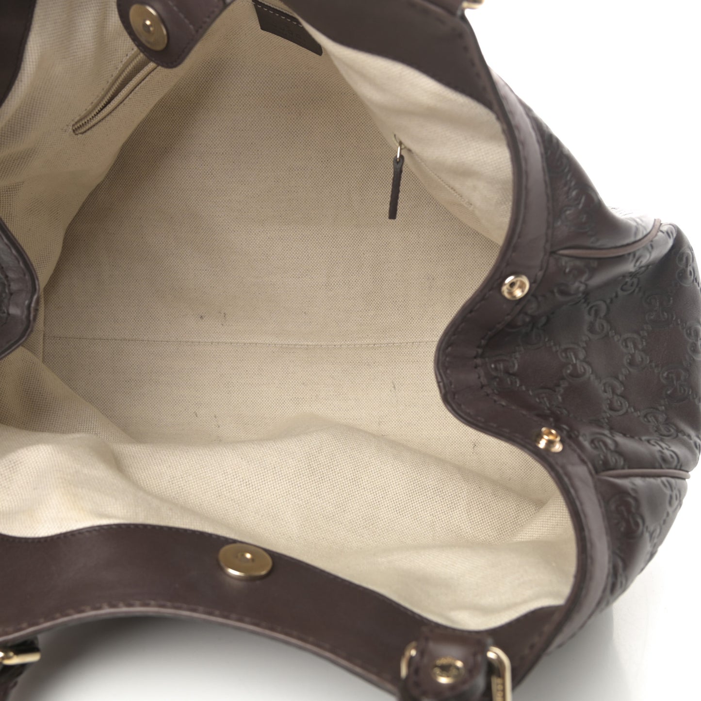 Guccissima Medium Sukey Tote Chocolate