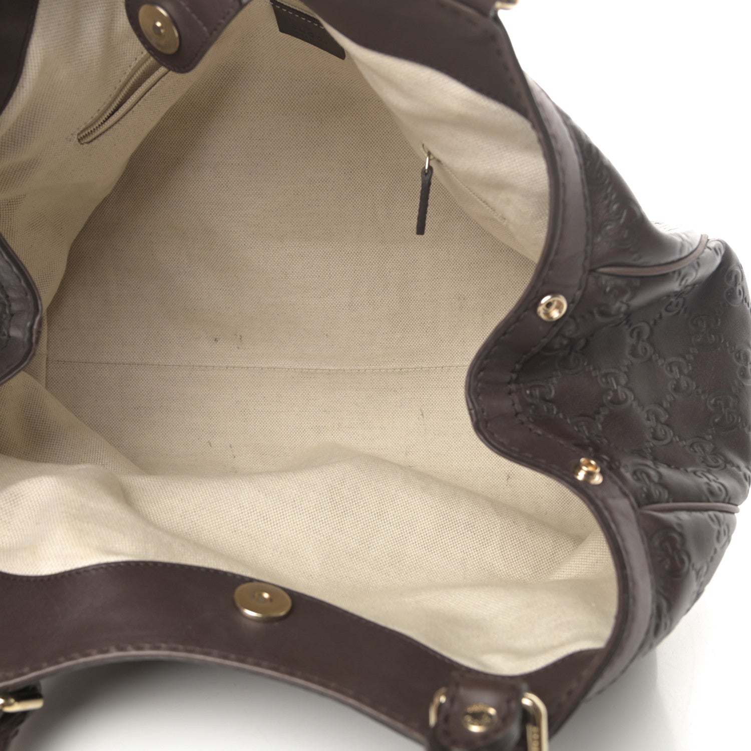 Gucci Guccissima Medium Sukey Tote Chocolate 5 of 17