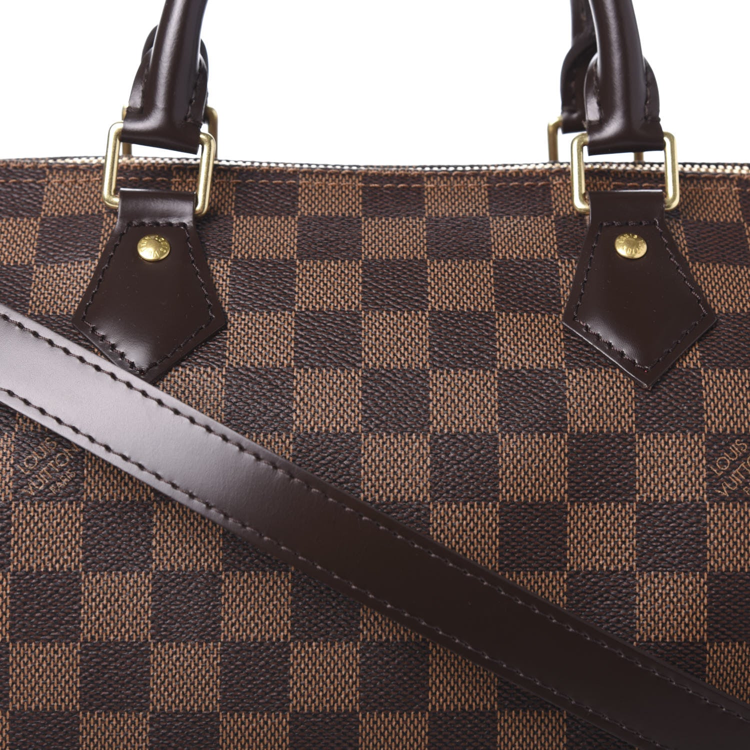Louis Vuitton Damier Ebene Speedy Bandouliere 30 10 of 10