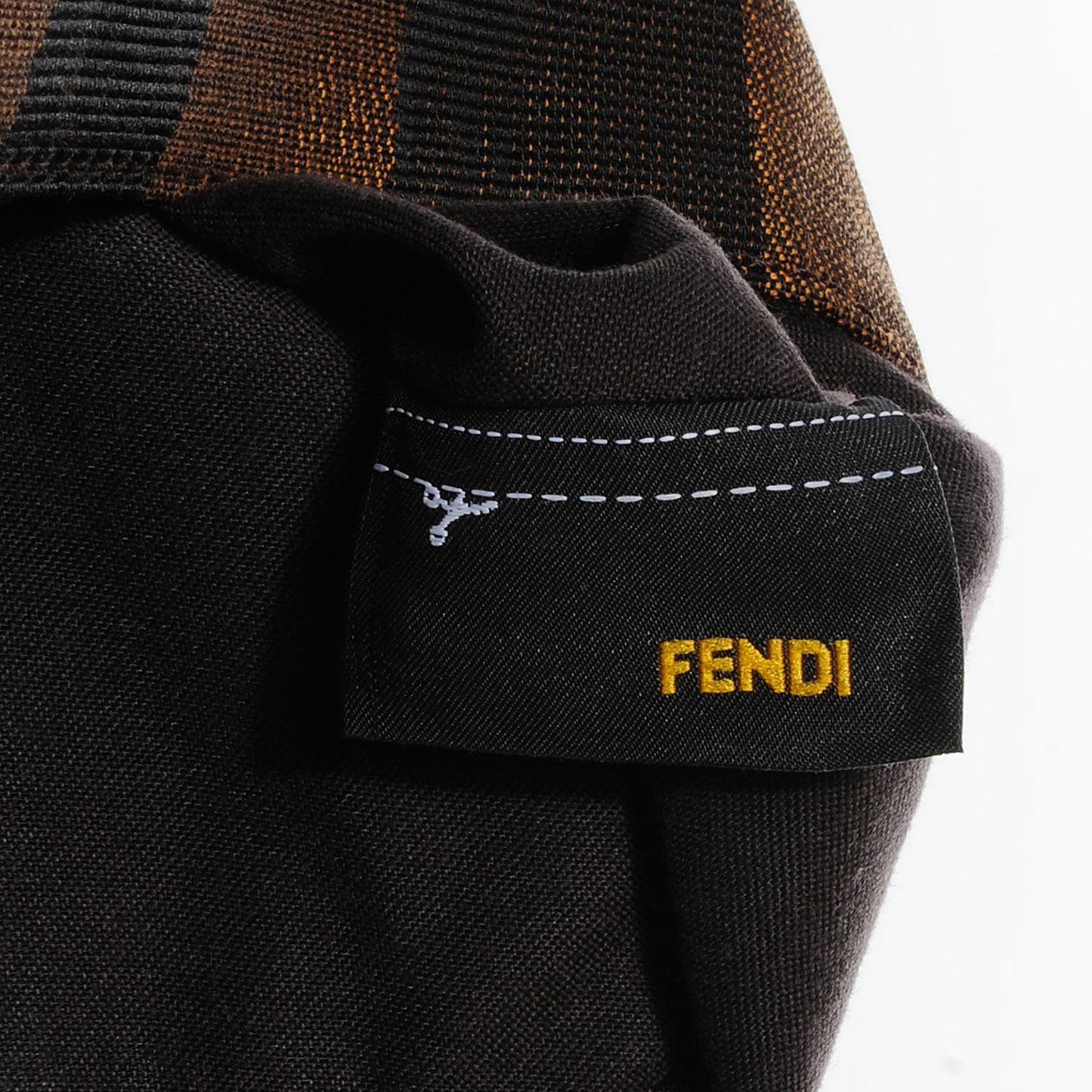 Jacquard Calfskin Pequin Crossbody Tobacco